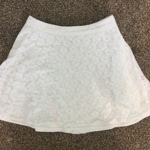 White Lace Skirt